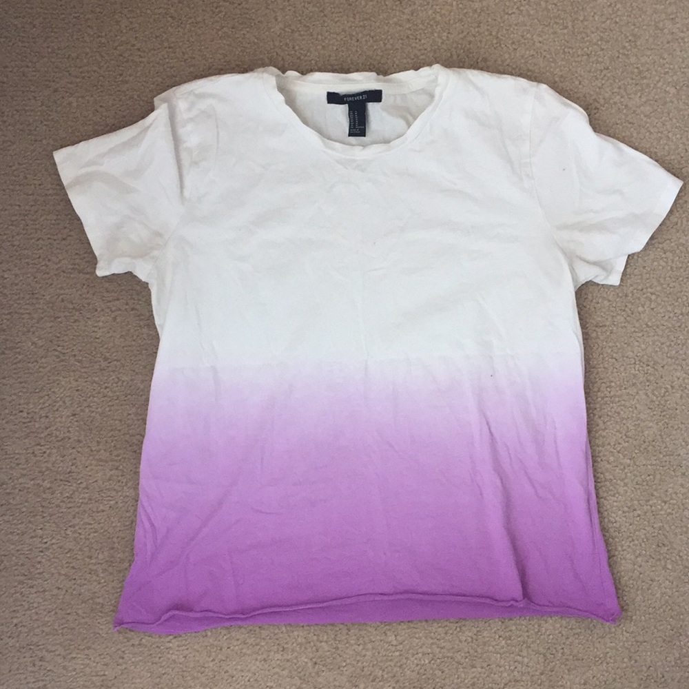 Purple ombré t-shirt